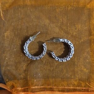 Tiffany & Co. Silver Hoop Earrings